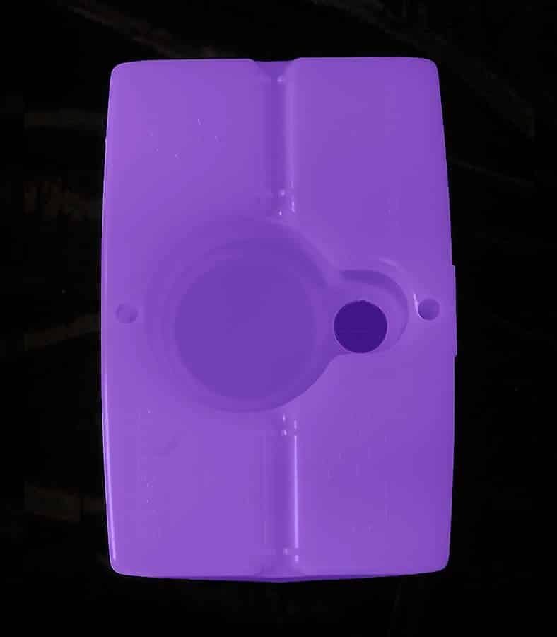 View of Purple Luminary bottom