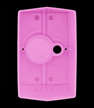View looking inside Pink Luminary