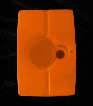 View of Orange Luminary bottom
