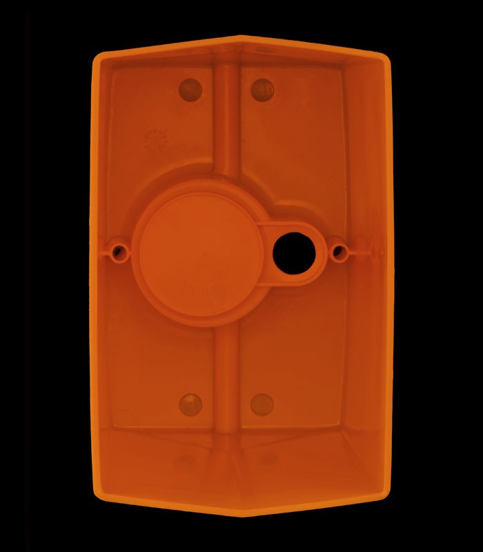 View Inside Orange Luminary