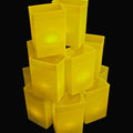 Set of 12 Yellow Luminaries