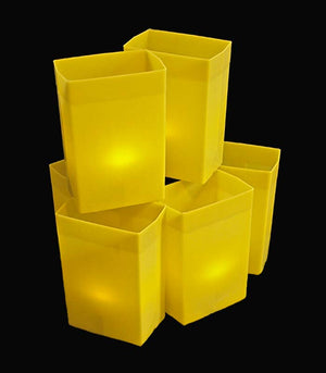 Set of 6 Yellow Luminaries