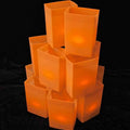 Set of 12 Orange Luminaries